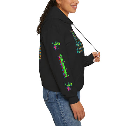 Young simbol by Trueiluminati Unisex Hoodie, Cozy Sweatshirt for Outdoor Lovers, Gift for Adventurers, Eco-Friendly Fashion, Great for Camping