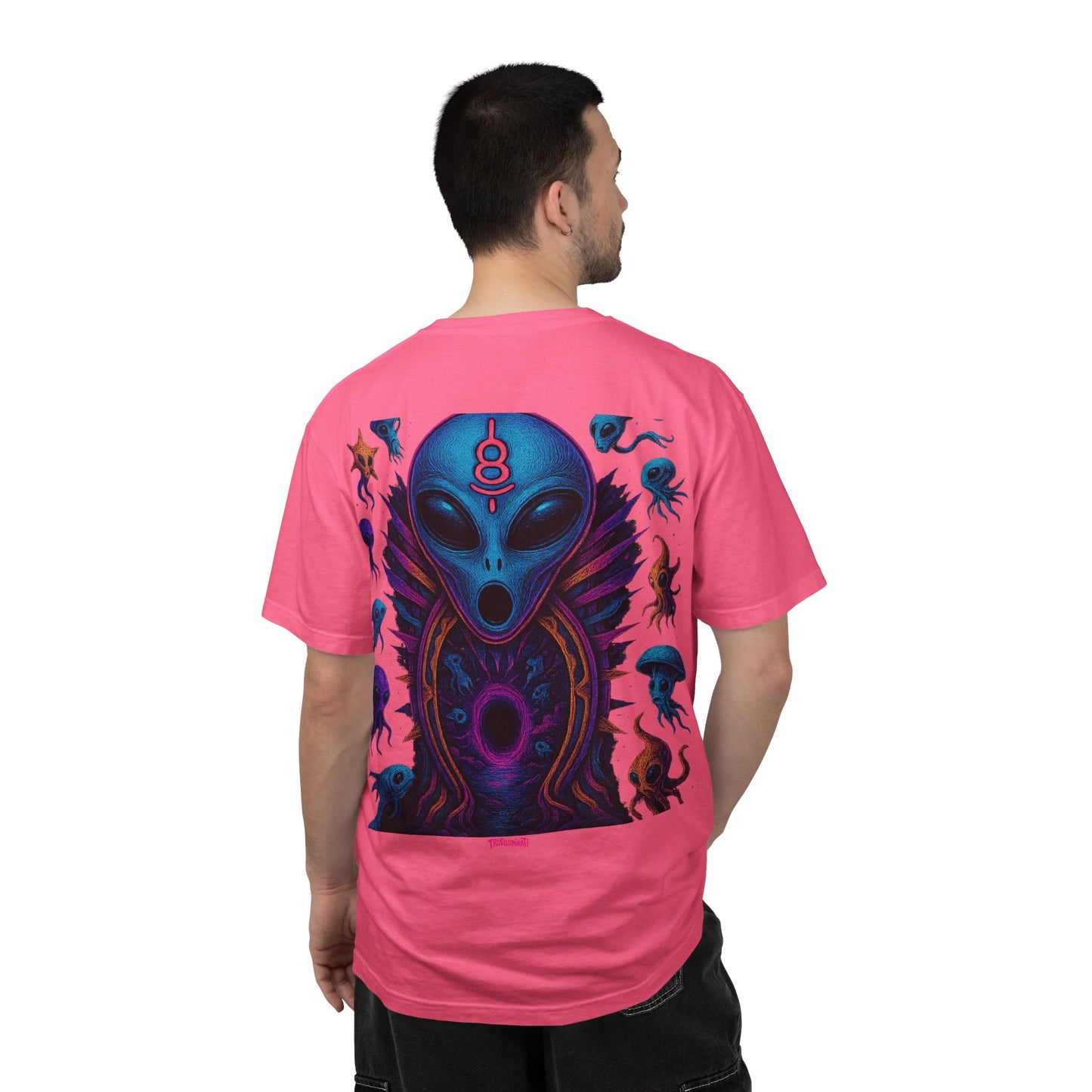 Deep Sea Portal By Trueiluminati T-shirt - Vibrant Unisex Tee for Sci-Fi Lovers, Casual Wear, Unique Gift for Birthdays, Festivals, or Everyday Style