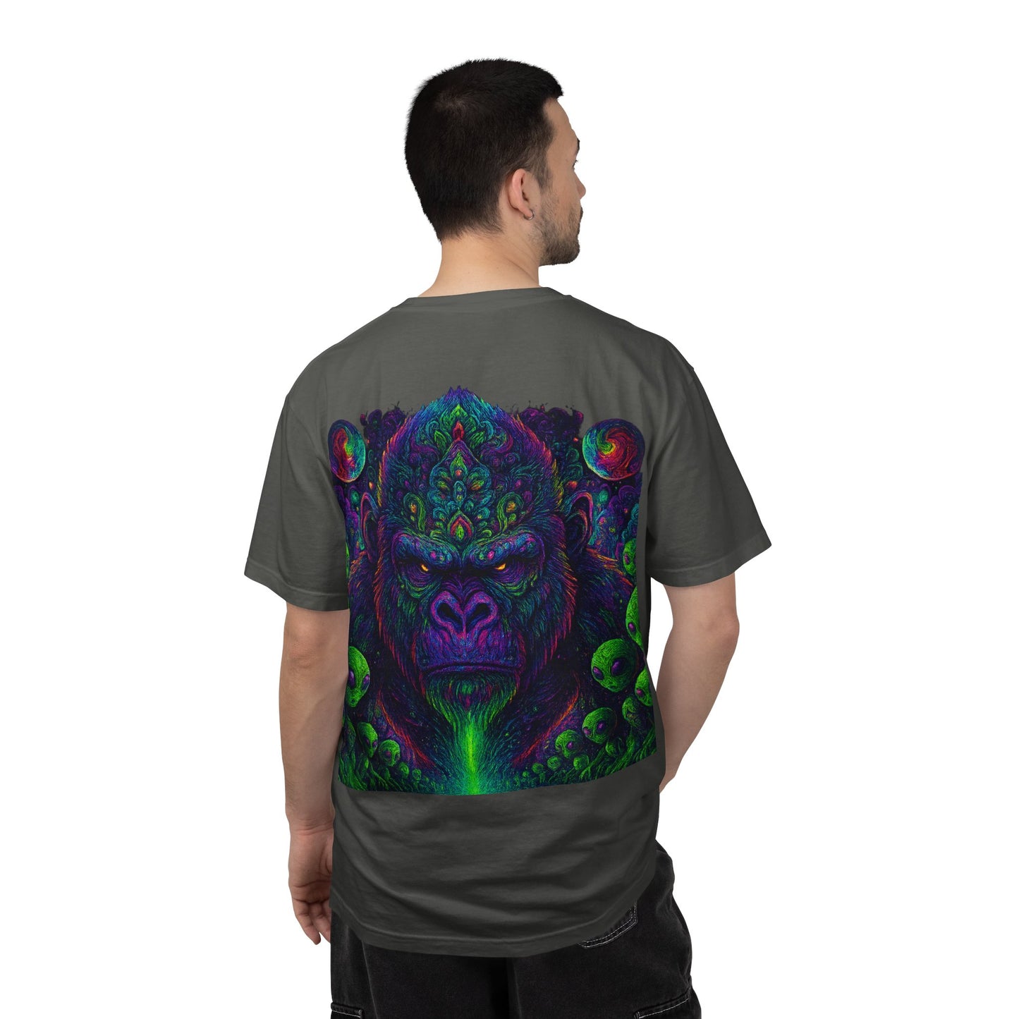 Psychedelic Gorilla Alpha Ape By Trueiluminati  Unisex T-Shirt | Unique Graphic Tee for Creative Souls | Gift for Art Lovers, Festival Wear, Nature Enthusiasts, [...]