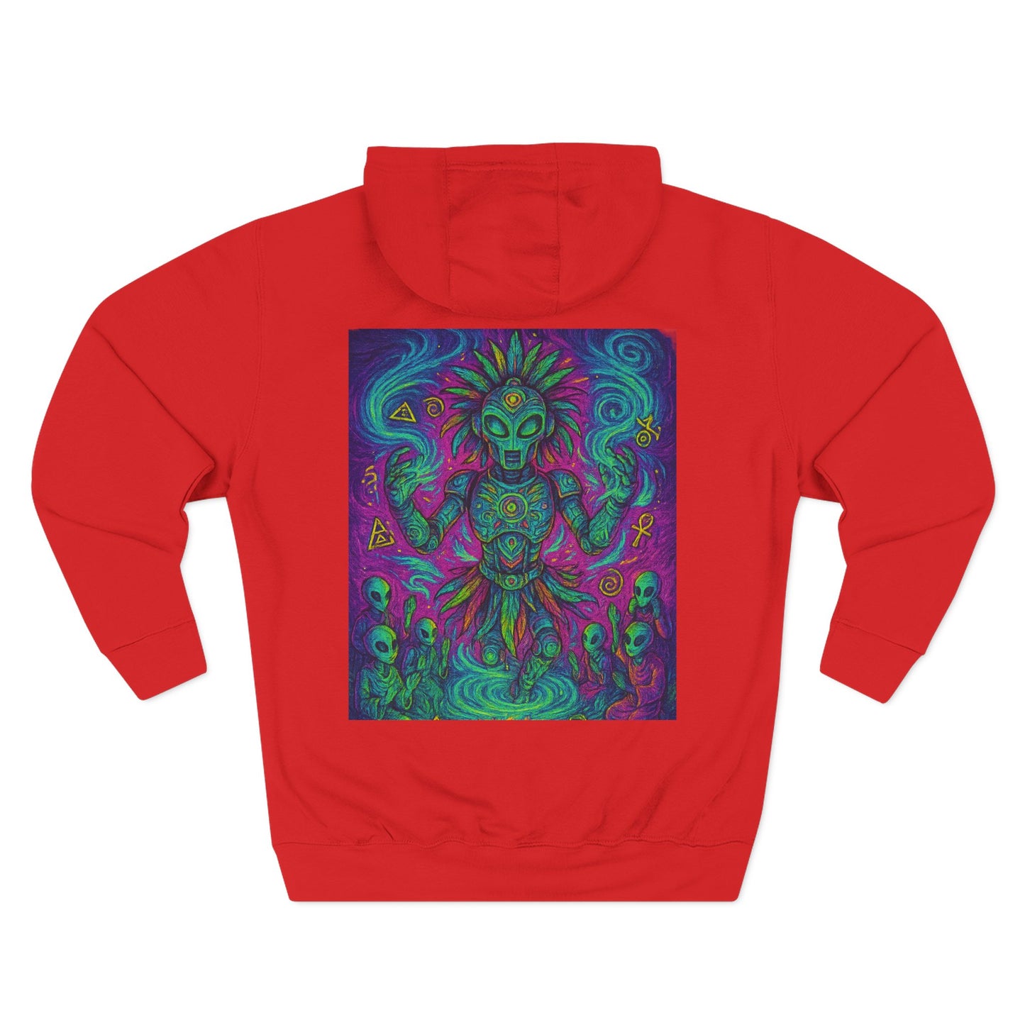 🌬️ Air Elemental Shaman Hoodie – By Trueiluminati Breath, Cosmic Streetwear, Unisex Style