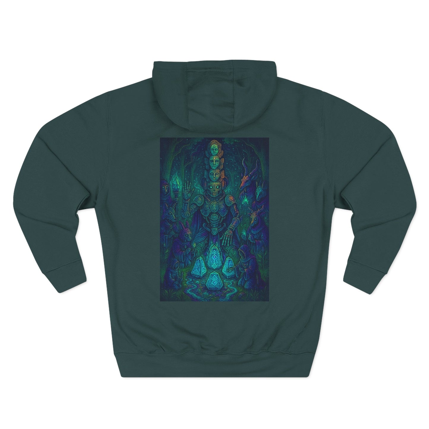 💧 Water Elemental Shaman Hoodie – By Trueiluminati Flow, Cosmic Streetwear, Unisex Style