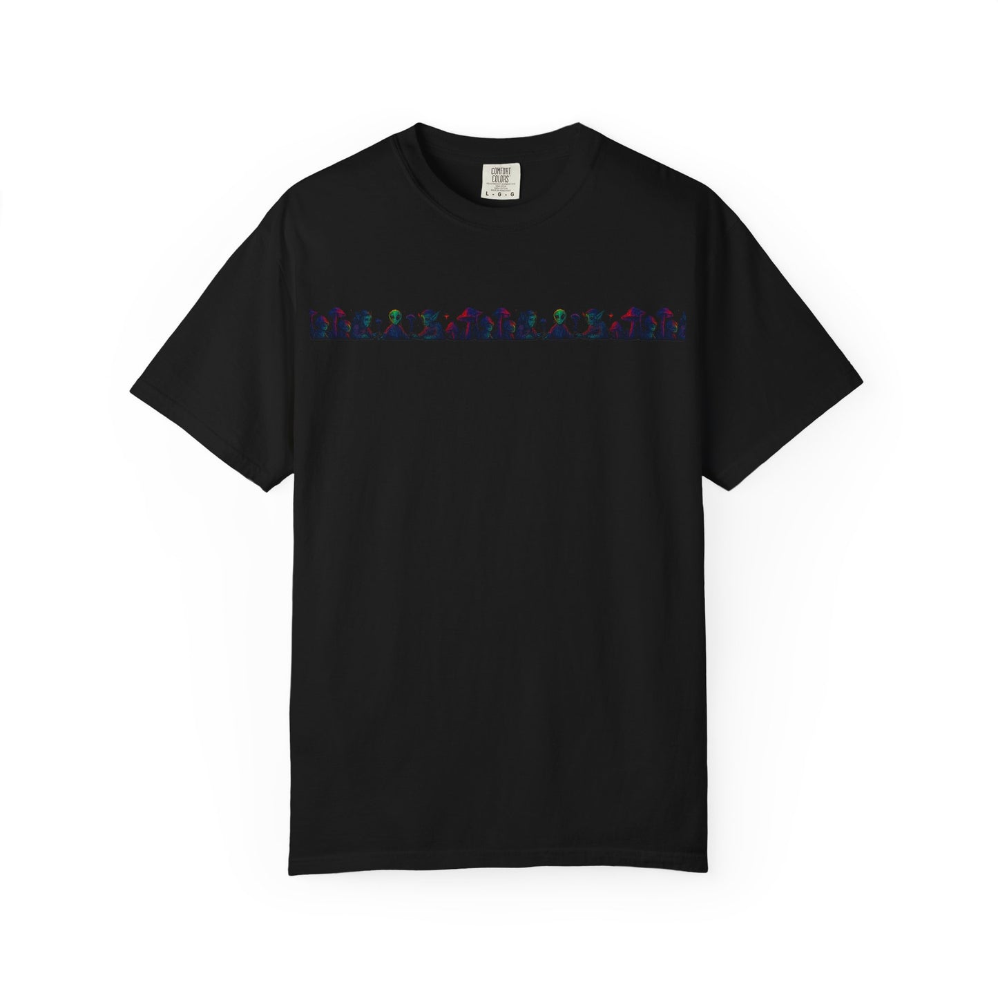 Hell Path By Trueiluminati Garment-Dyed T-shirt Unisex Gothic Tattoo-Style Shirt – Exclusive Trueiluminati Design