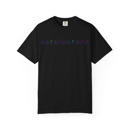 Hell Path By Trueiluminati Garment-Dyed T-shirt Unisex Gothic Tattoo-Style Shirt – Exclusive Trueiluminati Design