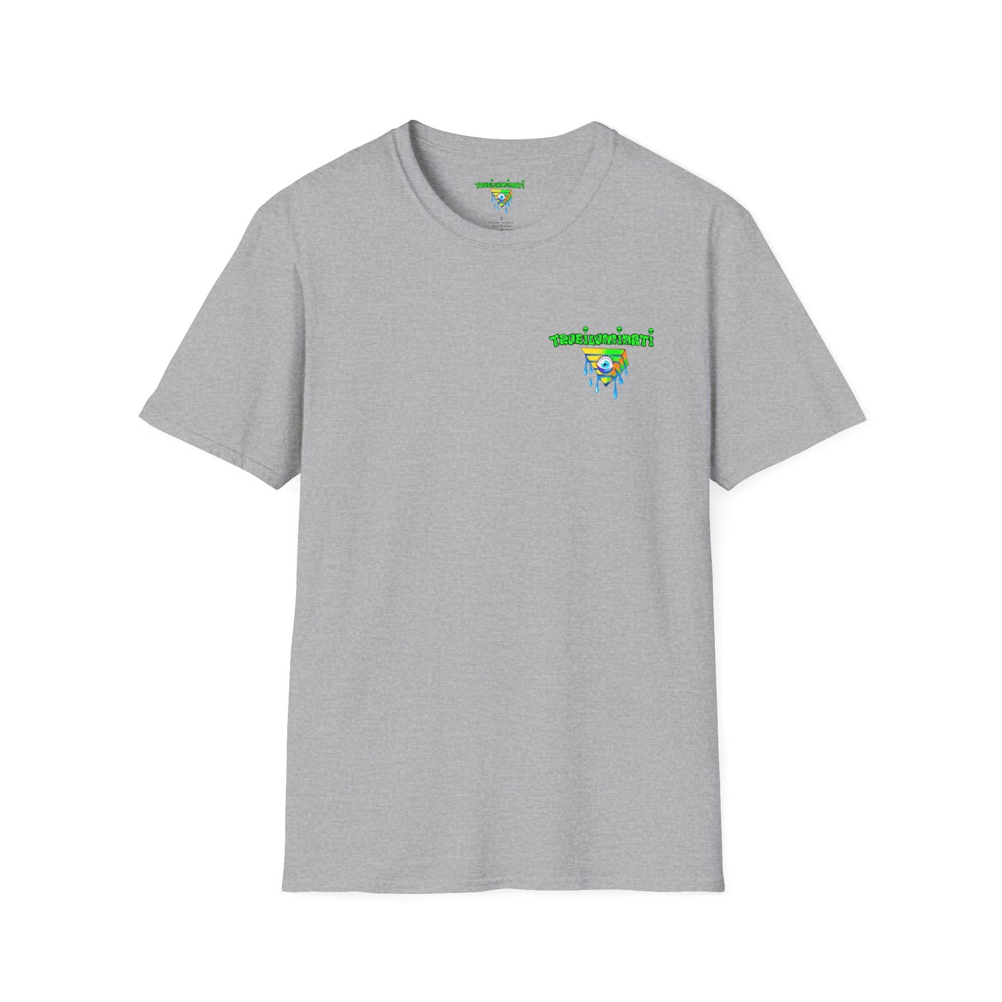 Forest At Night By Trueiluminati Mystical Gathering Unisex T-Shirt | Chill Vibes, Perfect for Festivals, Summer Nights, Gift for Friends, Unique Graphic Tee