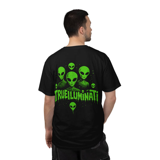 Welcome To The Club By Trueiuminati Unisex Gothic Tattoo-Style Shirt – Exclusive Trueiluminati Design Garment-Dyed T-shirt