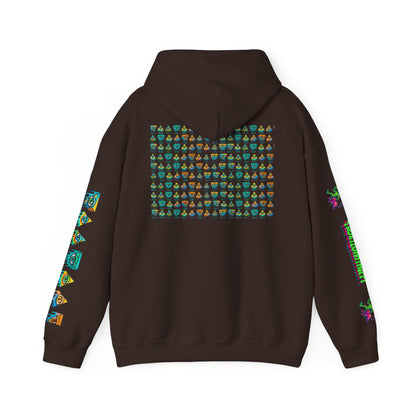 Young simbol by Trueiluminati Unisex Hoodie, Cozy Sweatshirt for Outdoor Lovers, Gift for Adventurers, Eco-Friendly Fashion, Great for Camping