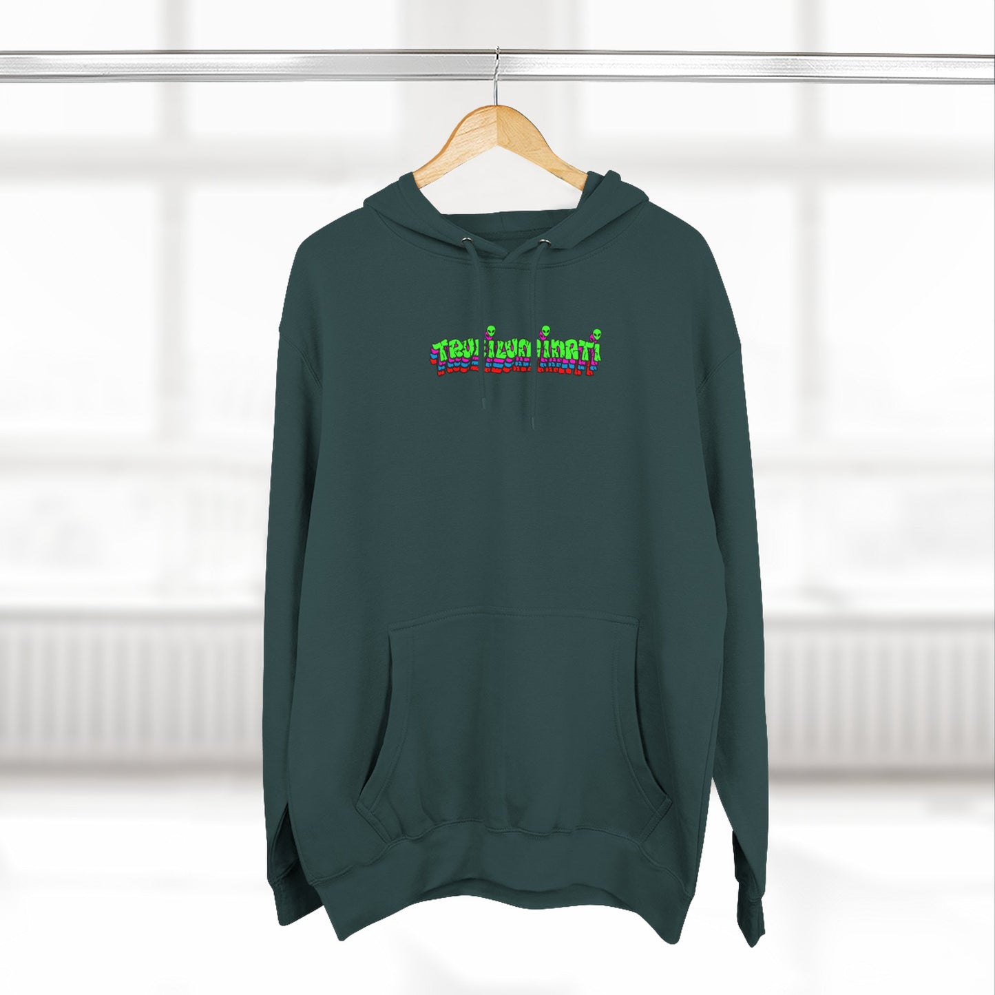 Earth Elemental Shaman Hoodie – By Trueiluminati Vision, Cosmic Streetwear, Unisex Style