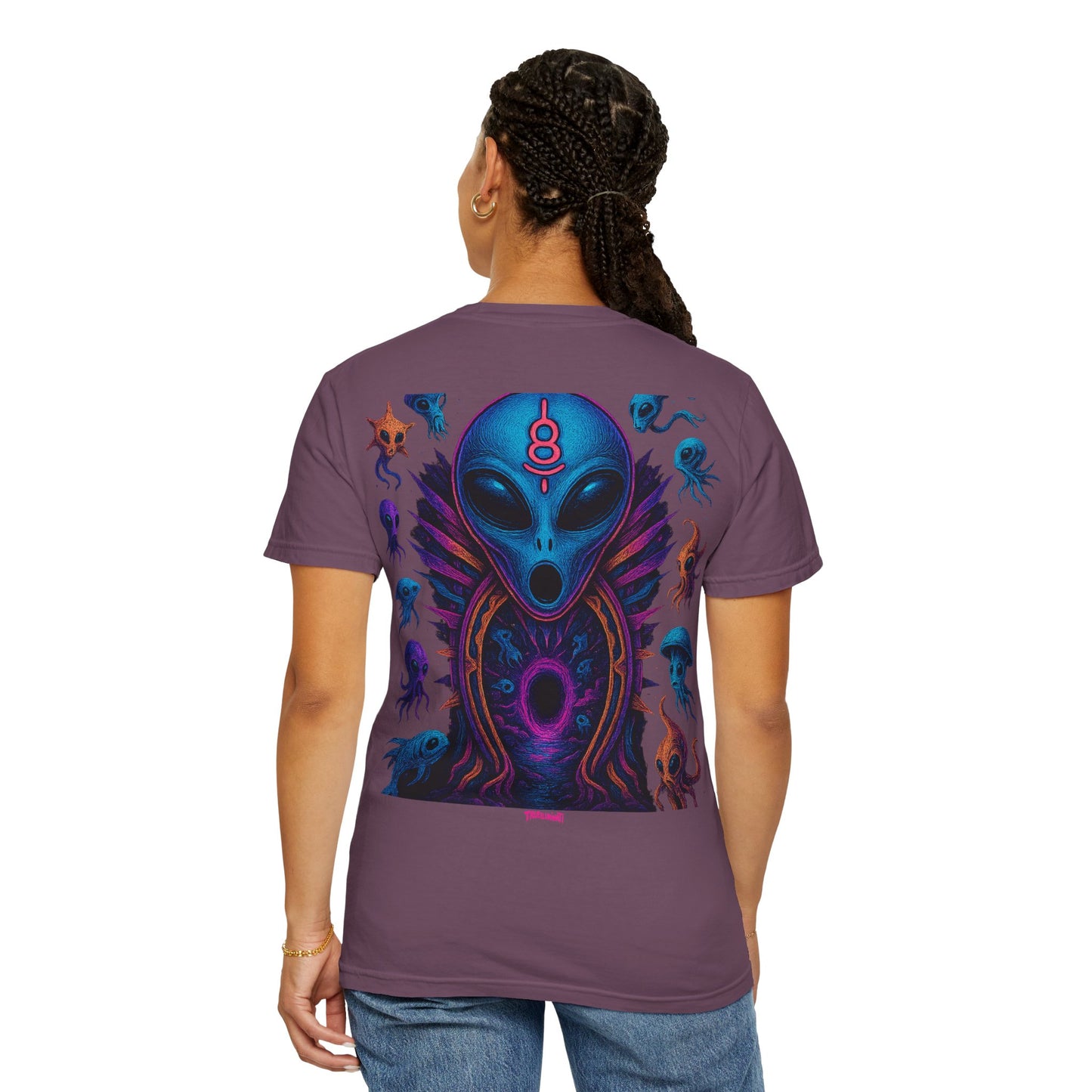 Deep Sea Portal By Trueiluminati T-shirt - Vibrant Unisex Tee for Sci-Fi Lovers, Casual Wear, Unique Gift for Birthdays, Festivals, or Everyday Style