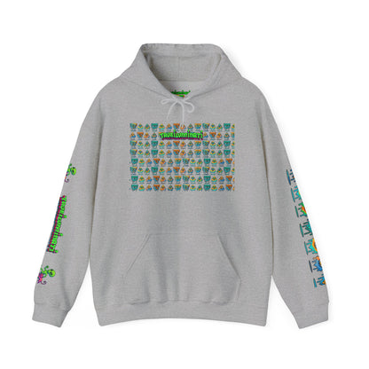 Young simbol by Trueiluminati Unisex Hoodie, Cozy Sweatshirt for Outdoor Lovers, Gift for Adventurers, Eco-Friendly Fashion, Great for Camping