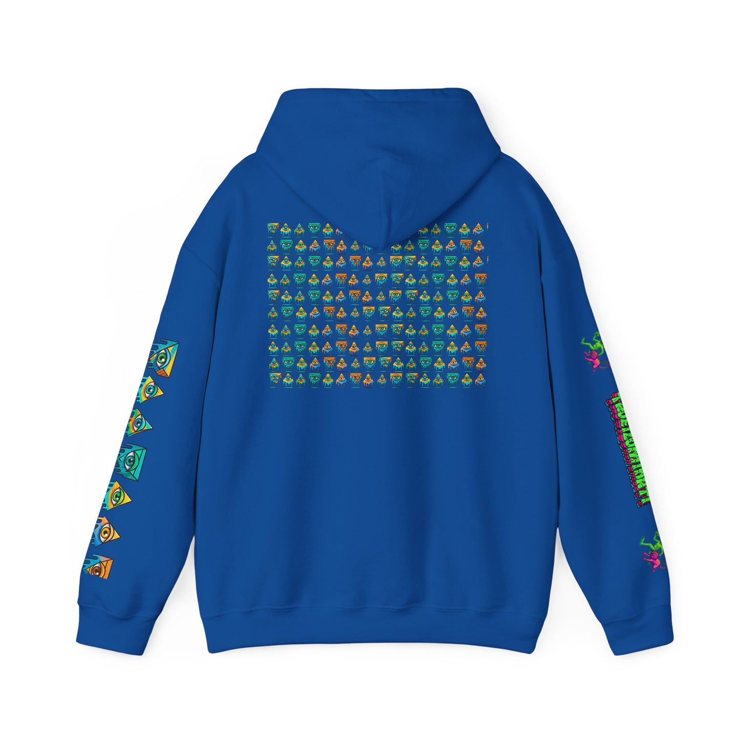 Young simbol by Trueiluminati Unisex Hoodie, Cozy Sweatshirt for Outdoor Lovers, Gift for Adventurers, Eco-Friendly Fashion, Great for Camping