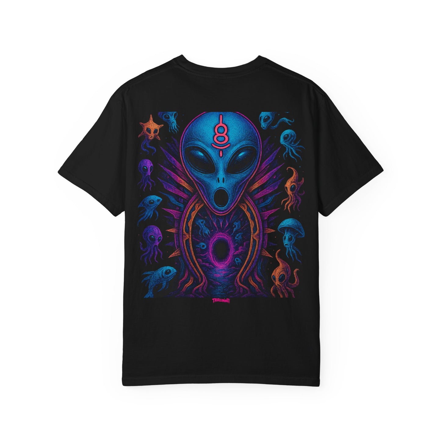 Deep Sea Portal By Trueiluminati T-shirt - Vibrant Unisex Tee for Sci-Fi Lovers, Casual Wear, Unique Gift for Birthdays, Festivals, or Everyday Style