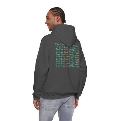 Young simbol by Trueiluminati Unisex Hoodie, Cozy Sweatshirt for Outdoor Lovers, Gift for Adventurers, Eco-Friendly Fashion, Great for Camping
