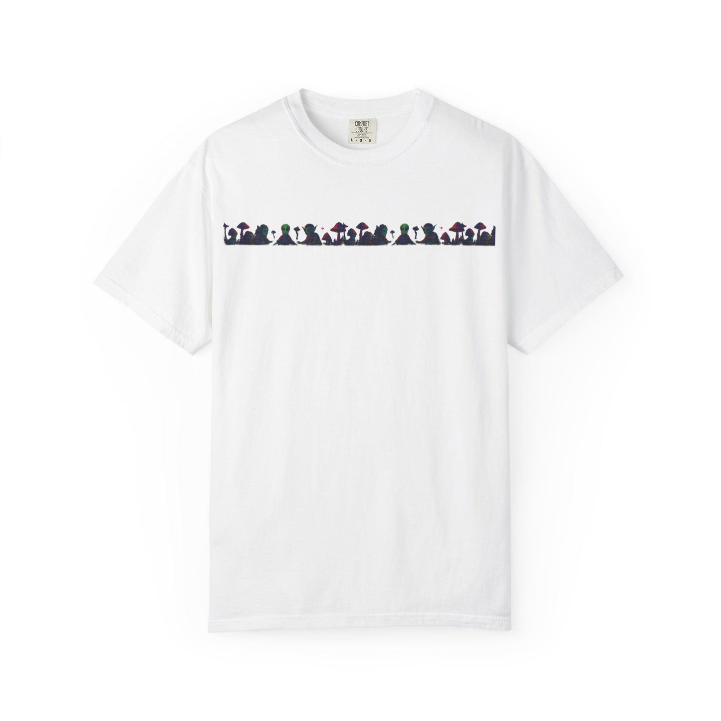 Hell Path By Trueiluminati Garment-Dyed T-shirt Unisex Gothic Tattoo-Style Shirt – Exclusive Trueiluminati Design