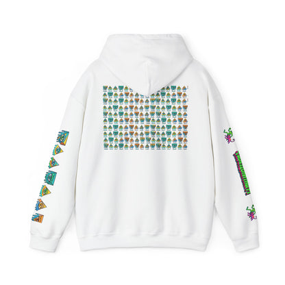 Young simbol by Trueiluminati Unisex Hoodie, Cozy Sweatshirt for Outdoor Lovers, Gift for Adventurers, Eco-Friendly Fashion, Great for Camping