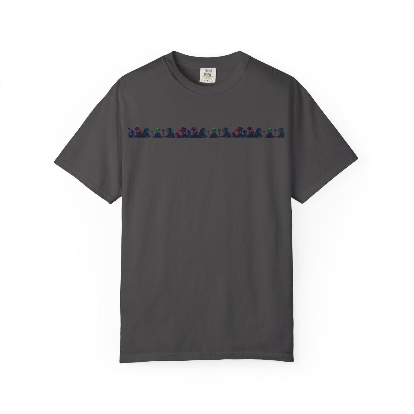 Heaven Path By Trueiluminati Garment-Dyed T-shirt Unisex Gothic Tattoo-Style Shirt – Exclusive Trueiluminati Design