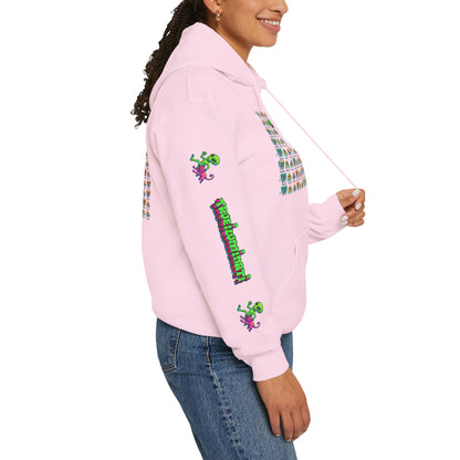 Young simbol by Trueiluminati Unisex Hoodie, Cozy Sweatshirt for Outdoor Lovers, Gift for Adventurers, Eco-Friendly Fashion, Great for Camping