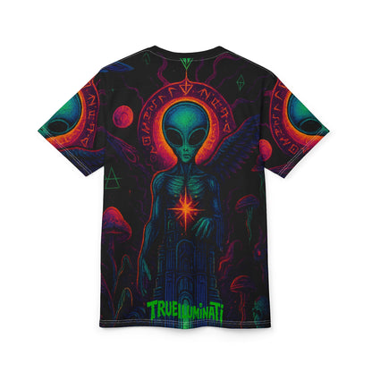 The Tower by Trueiluminati Unisex Tee, Unique Graphic Tee, Sci-Fi T-Shirt, Gift for Space Lovers, Men's & Women's Casual Wear
