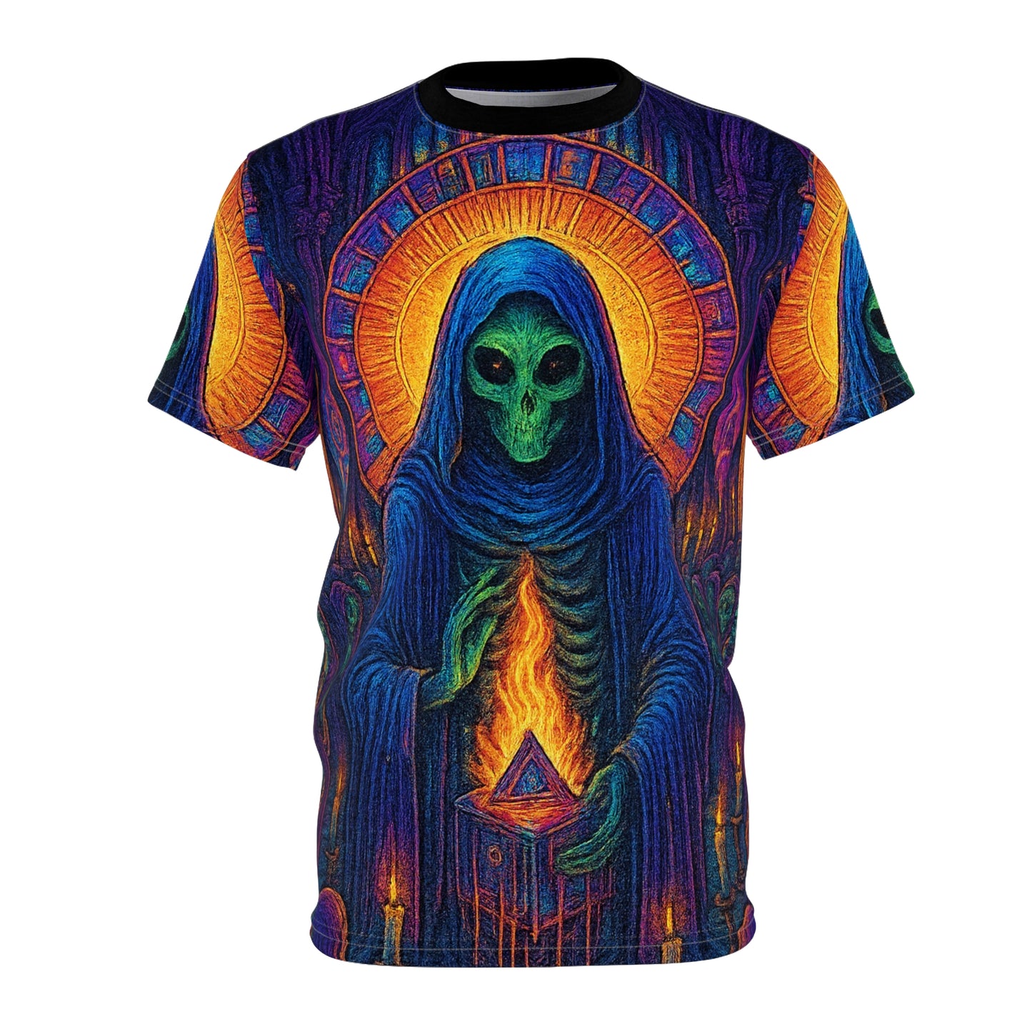 Lady D. by Trueiluminati Unisex Tee, Unique Graphic Tee, Sci-Fi T-Shirt, Gift for Space Lovers, Men's & Women's Casual Wear