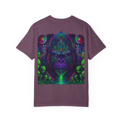 Psychedelic Gorilla Alpha Ape By Trueiluminati  Unisex T-Shirt | Unique Graphic Tee for Creative Souls | Gift for Art Lovers, Festival Wear, Nature Enthusiasts, [...]