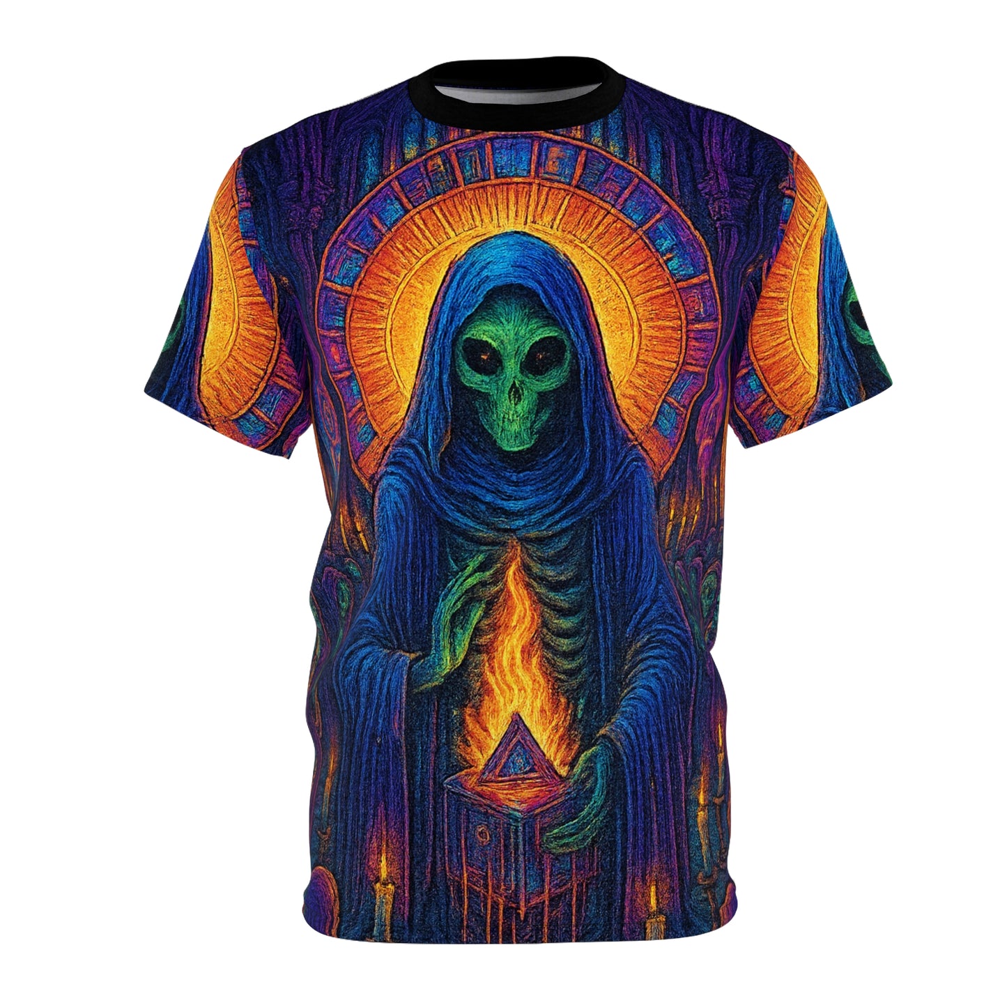 Lady D. by Trueiluminati Unisex Tee, Unique Graphic Tee, Sci-Fi T-Shirt, Gift for Space Lovers, Men's & Women's Casual Wear