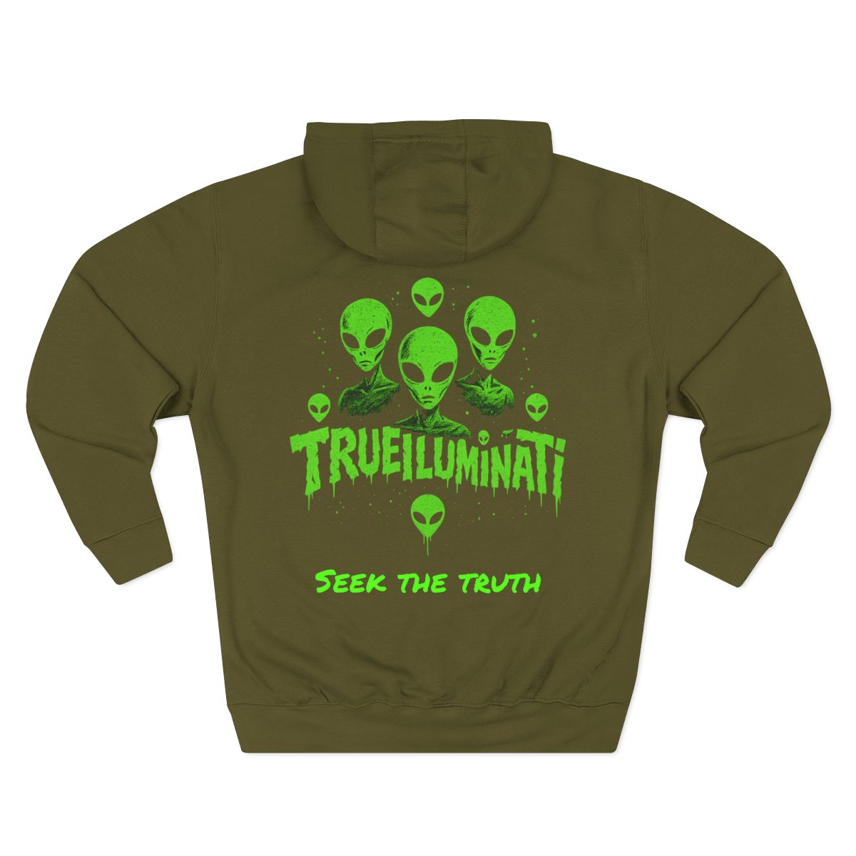 Meeting at House Aliens & Truth Hoodie - Cozy Fleece, Unisex, Perfect for Sci-Fi Fans, Gift for UFO Lovers, Streetwear Style