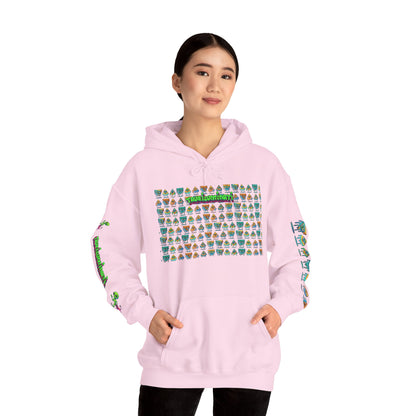 Young simbol by Trueiluminati Unisex Hoodie, Cozy Sweatshirt for Outdoor Lovers, Gift for Adventurers, Eco-Friendly Fashion, Great for Camping