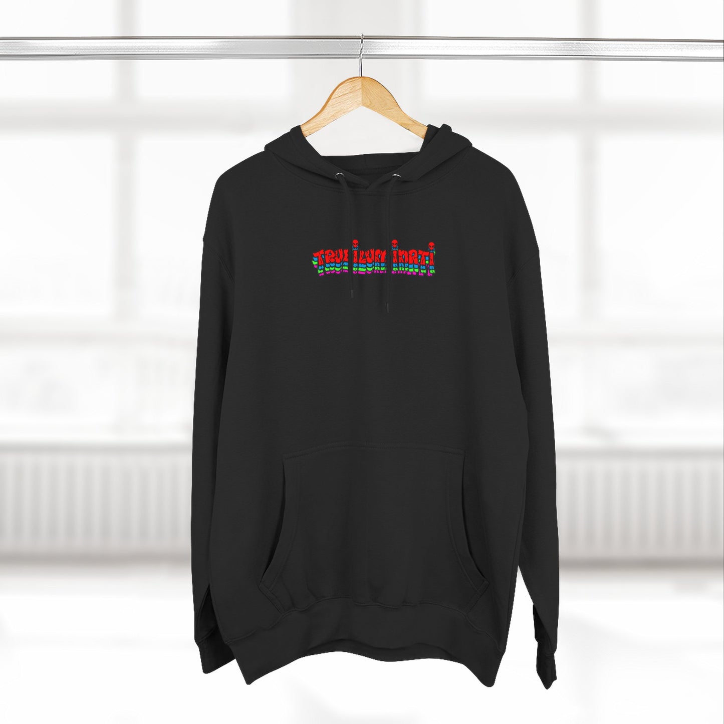 🔥 Fire Elemental Shaman Hoodie – By Trueiluminati Flame, Cosmic Streetwear, Unisex Style