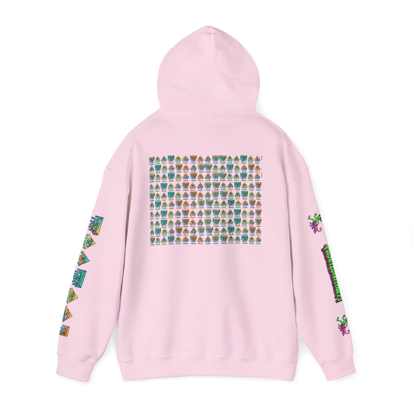 Young simbol by Trueiluminati Unisex Hoodie, Cozy Sweatshirt for Outdoor Lovers, Gift for Adventurers, Eco-Friendly Fashion, Great for Camping
