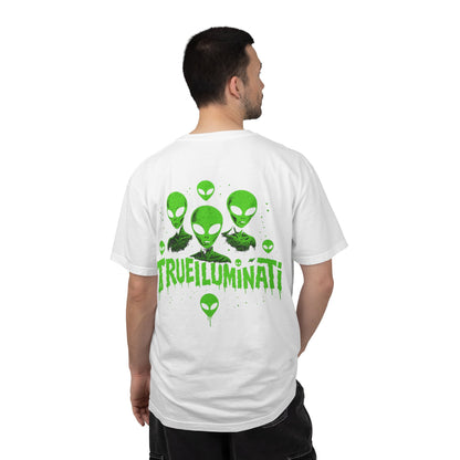 Welcome To The Club By Trueiuminati Unisex Gothic Tattoo-Style Shirt – Exclusive Trueiluminati Design Garment-Dyed T-shirt
