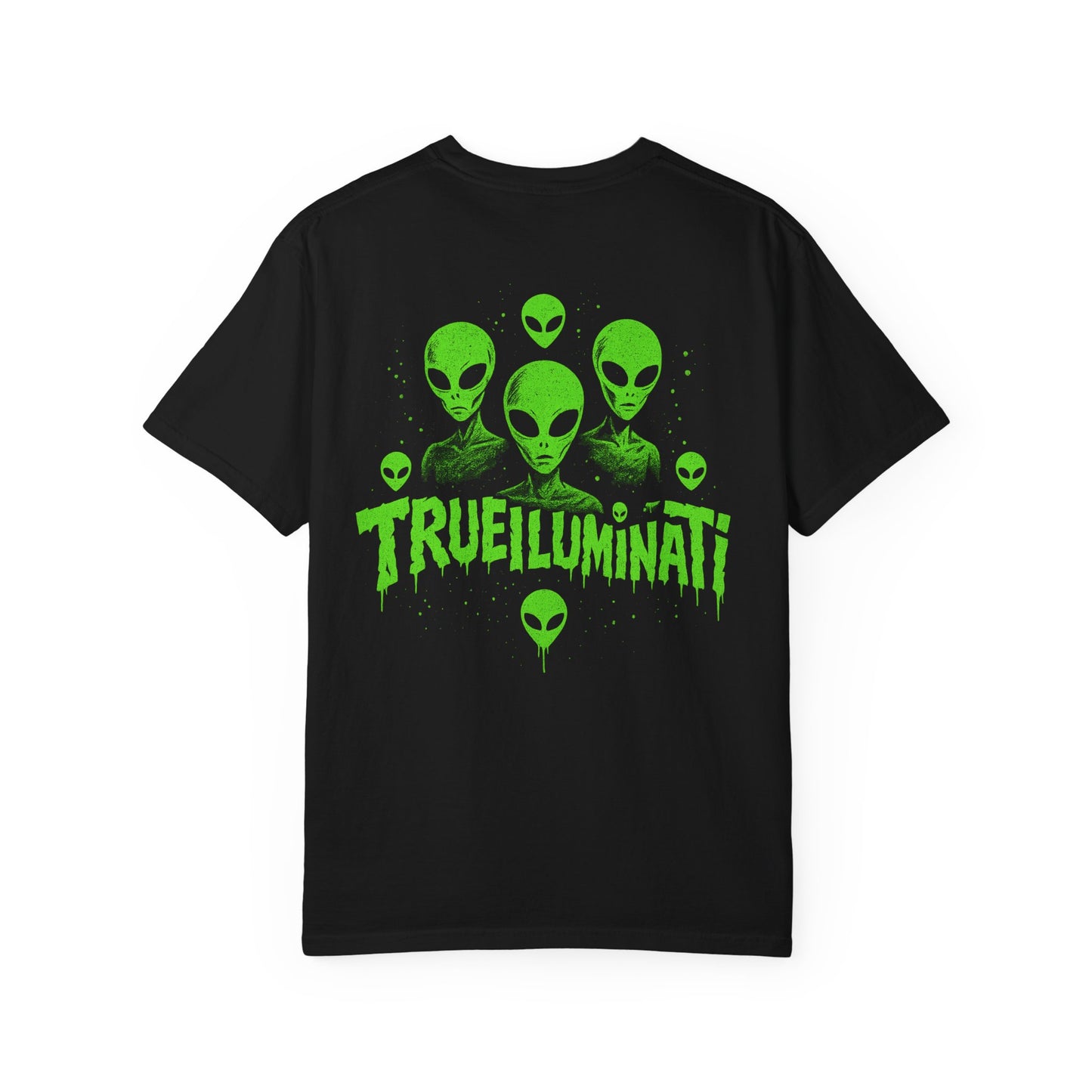 Welcome To The Club By Trueiuminati Unisex Gothic Tattoo-Style Shirt – Exclusive Trueiluminati Design Garment-Dyed T-shirt
