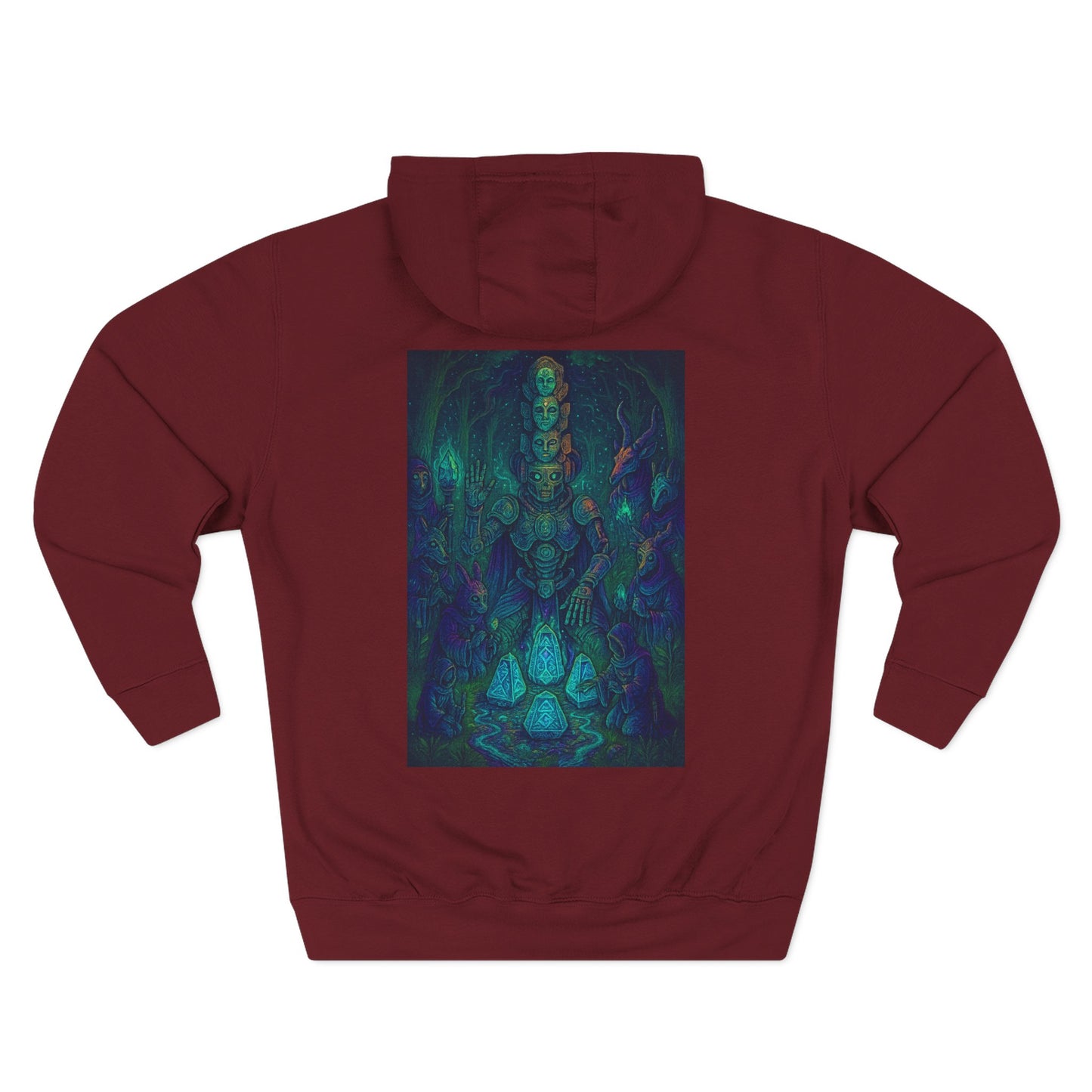 💧 Water Elemental Shaman Hoodie – By Trueiluminati Flow, Cosmic Streetwear, Unisex Style