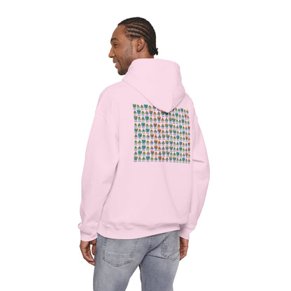 Young simbol by Trueiluminati Unisex Hoodie, Cozy Sweatshirt for Outdoor Lovers, Gift for Adventurers, Eco-Friendly Fashion, Great for Camping