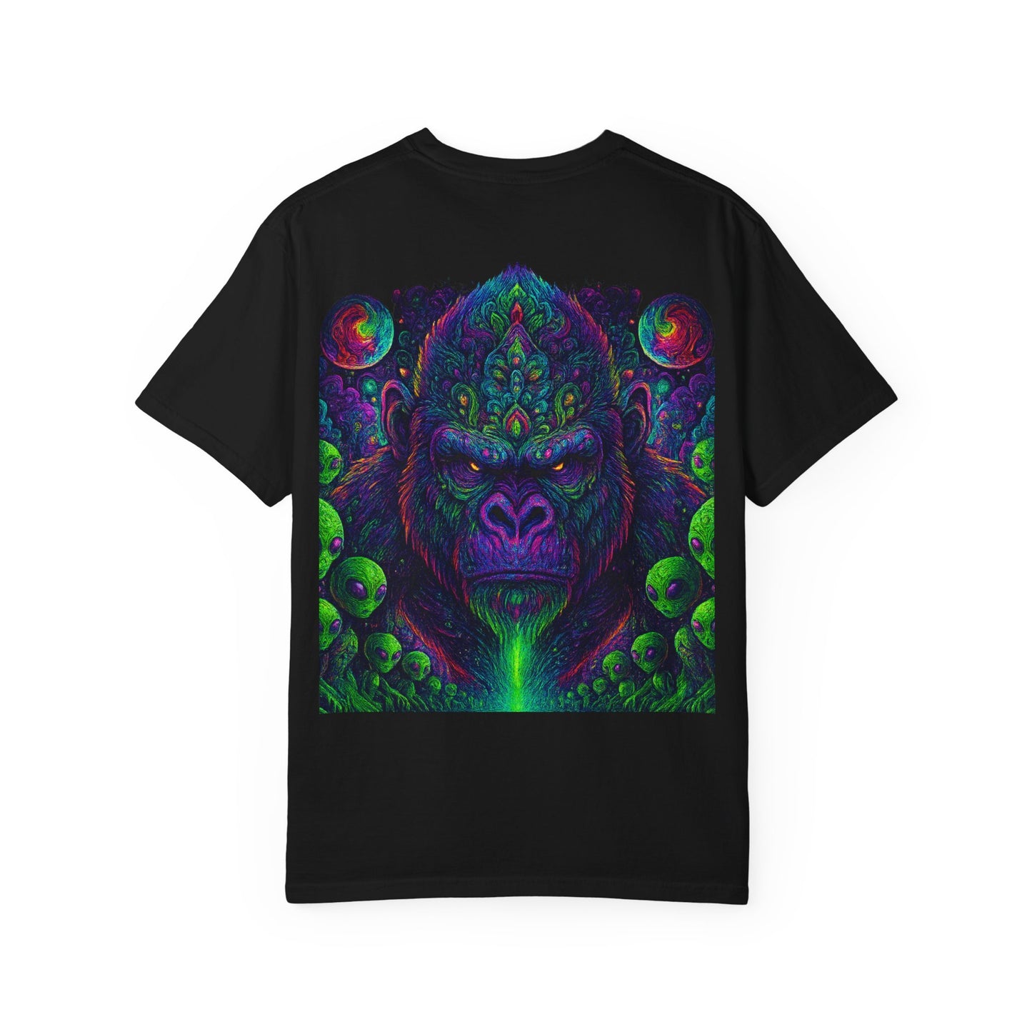 Psychedelic Gorilla Alpha Ape By Trueiluminati  Unisex T-Shirt | Unique Graphic Tee for Creative Souls | Gift for Art Lovers, Festival Wear, Nature Enthusiasts, [...]