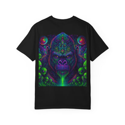 Psychedelic Gorilla Alpha Ape By Trueiluminati  Unisex T-Shirt | Unique Graphic Tee for Creative Souls | Gift for Art Lovers, Festival Wear, Nature Enthusiasts, [...]