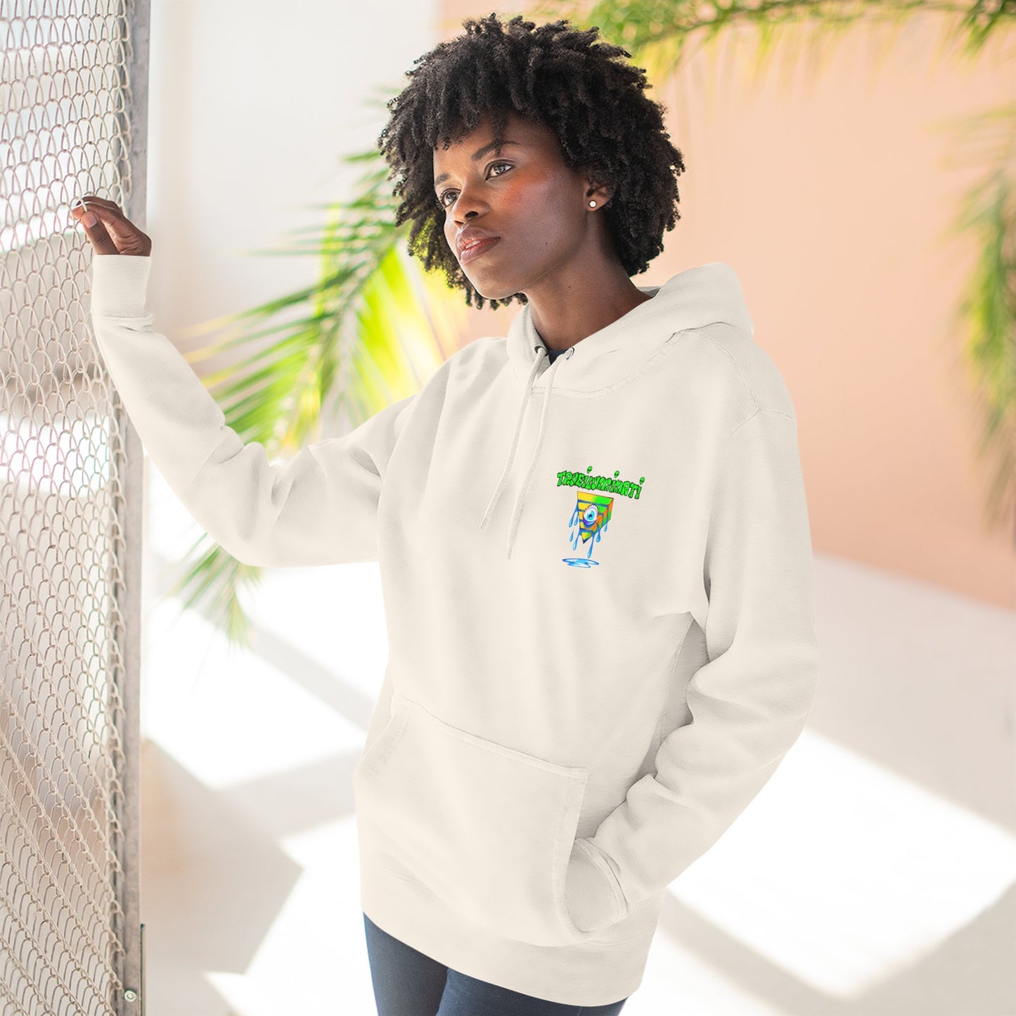 Psychedelic Three-Panel Fleece Hoodie, Cozy Hoodie for Festival Lovers, Unique Gift for Art Enthusiasts, Perfect for Casual Outings, [...]