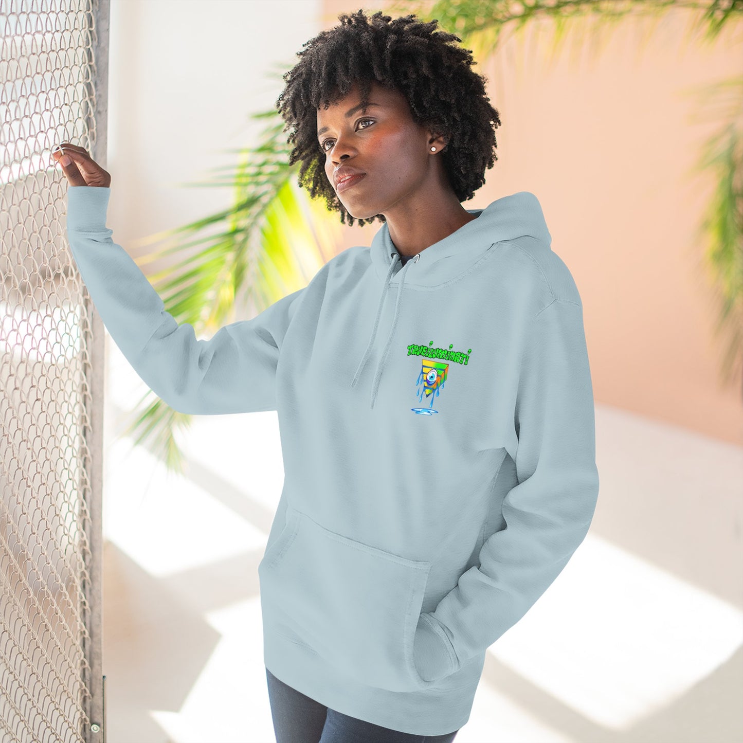 Psychedelic Three-Panel Fleece Hoodie, Cozy Hoodie for Festival Lovers, Unique Gift for Art Enthusiasts, Perfect for Casual Outings, [...]