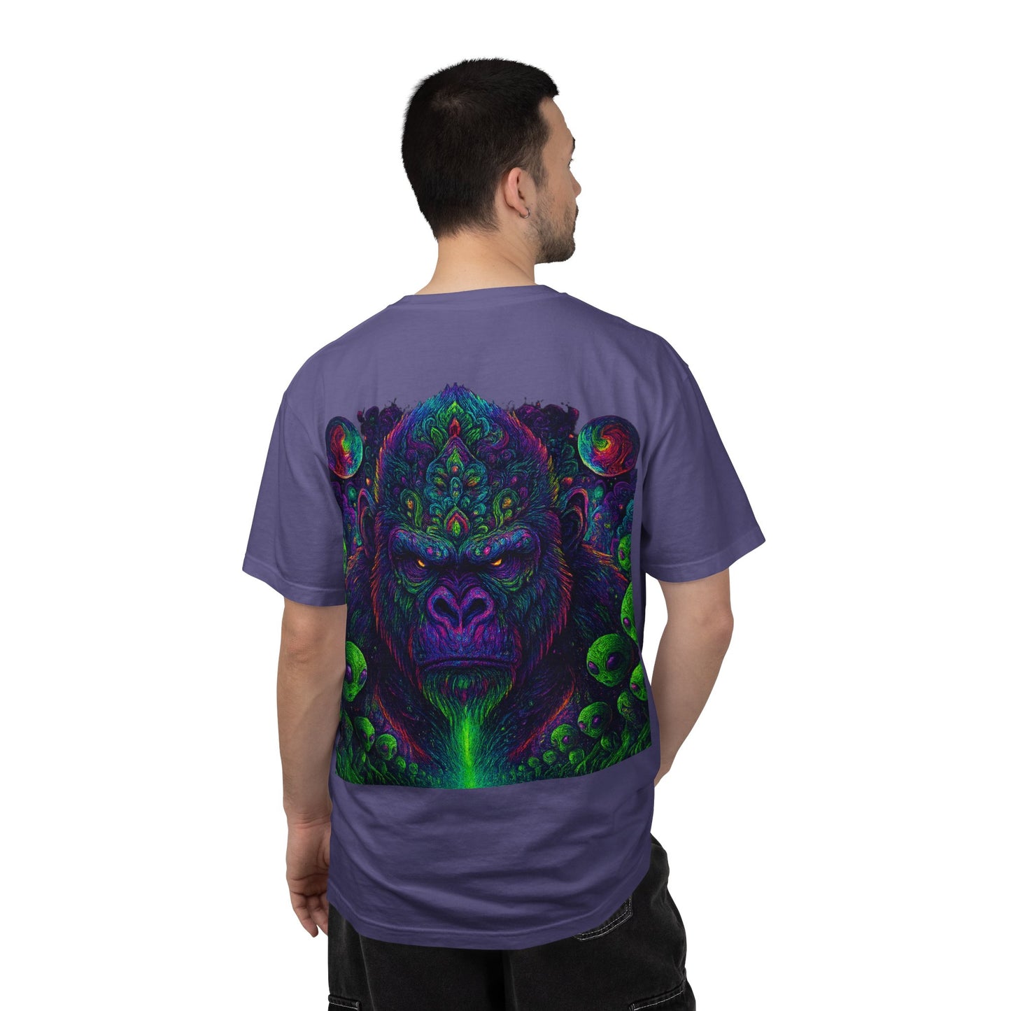 Psychedelic Gorilla Alpha Ape By Trueiluminati  Unisex T-Shirt | Unique Graphic Tee for Creative Souls | Gift for Art Lovers, Festival Wear, Nature Enthusiasts, [...]