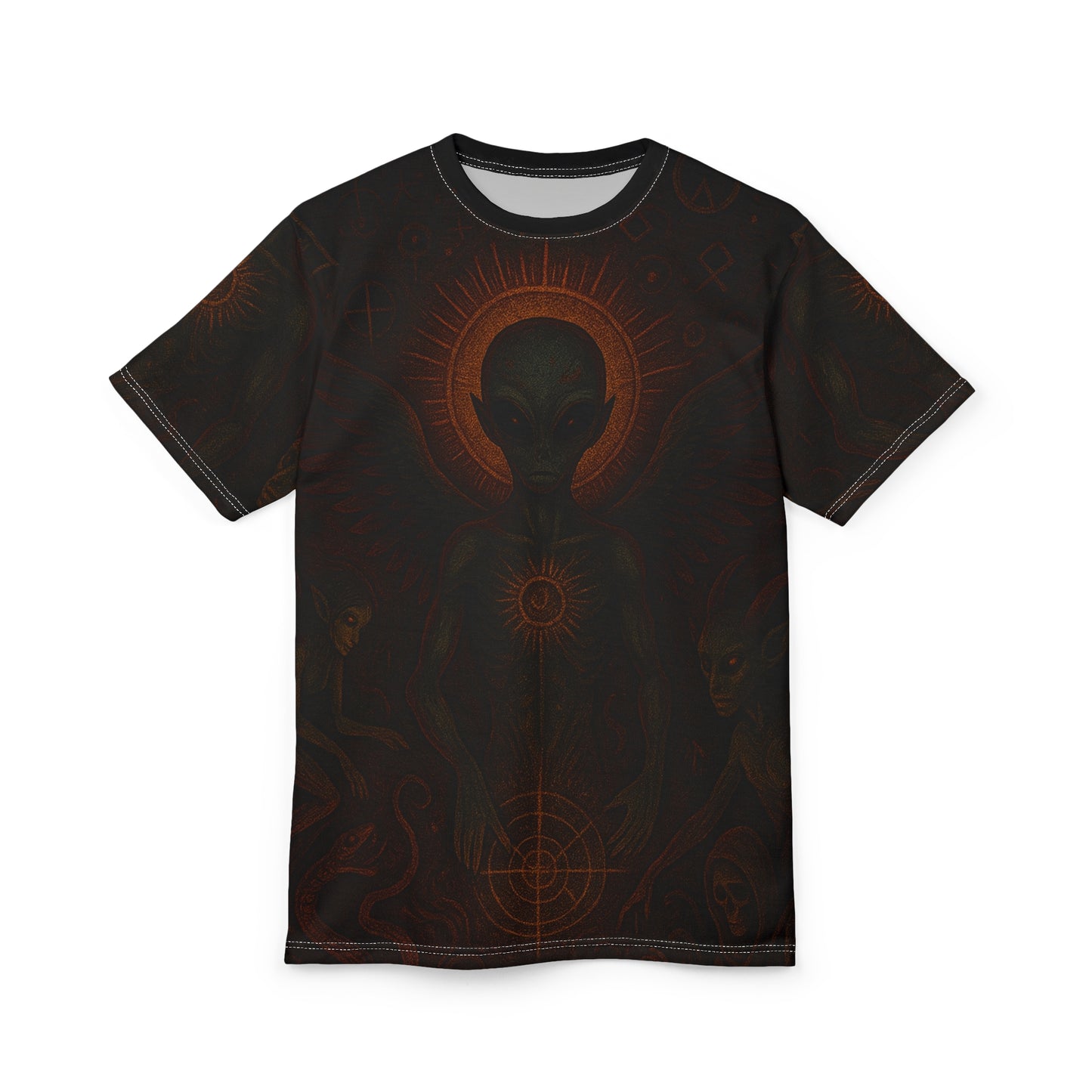 Ancient Traveler by Trueiluminati Unisex Tee, Unique Graphic Tee, Sci-Fi T-Shirt, Gift for Space Lovers, Men's & Women's Casual Wear