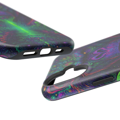Alpha Apee By Trueiluminati Vibrant Gorilla Phone Case - Magnetic Impact-Resistant, Carry the Vibe Unique Gift for Animal Lovers, Psychedelic Design, Phone Protector, Eco-Friendly