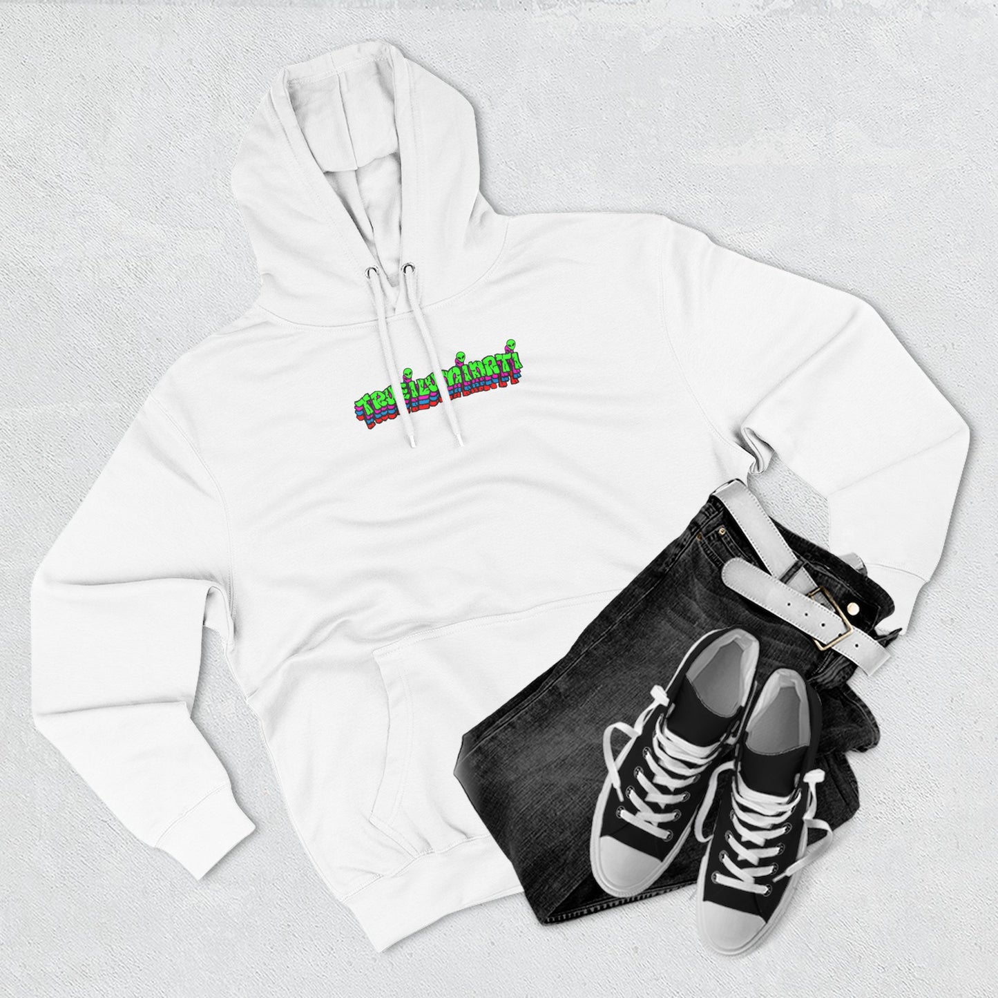 Earth Elemental Shaman Hoodie – By Trueiluminati Vision, Cosmic Streetwear, Unisex Style