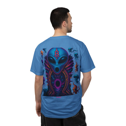 Deep Sea Portal By Trueiluminati T-shirt - Vibrant Unisex Tee for Sci-Fi Lovers, Casual Wear, Unique Gift for Birthdays, Festivals, or Everyday Style