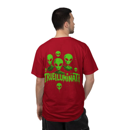 Welcome To The Club By Trueiuminati Unisex Gothic Tattoo-Style Shirt – Exclusive Trueiluminati Design Garment-Dyed T-shirt