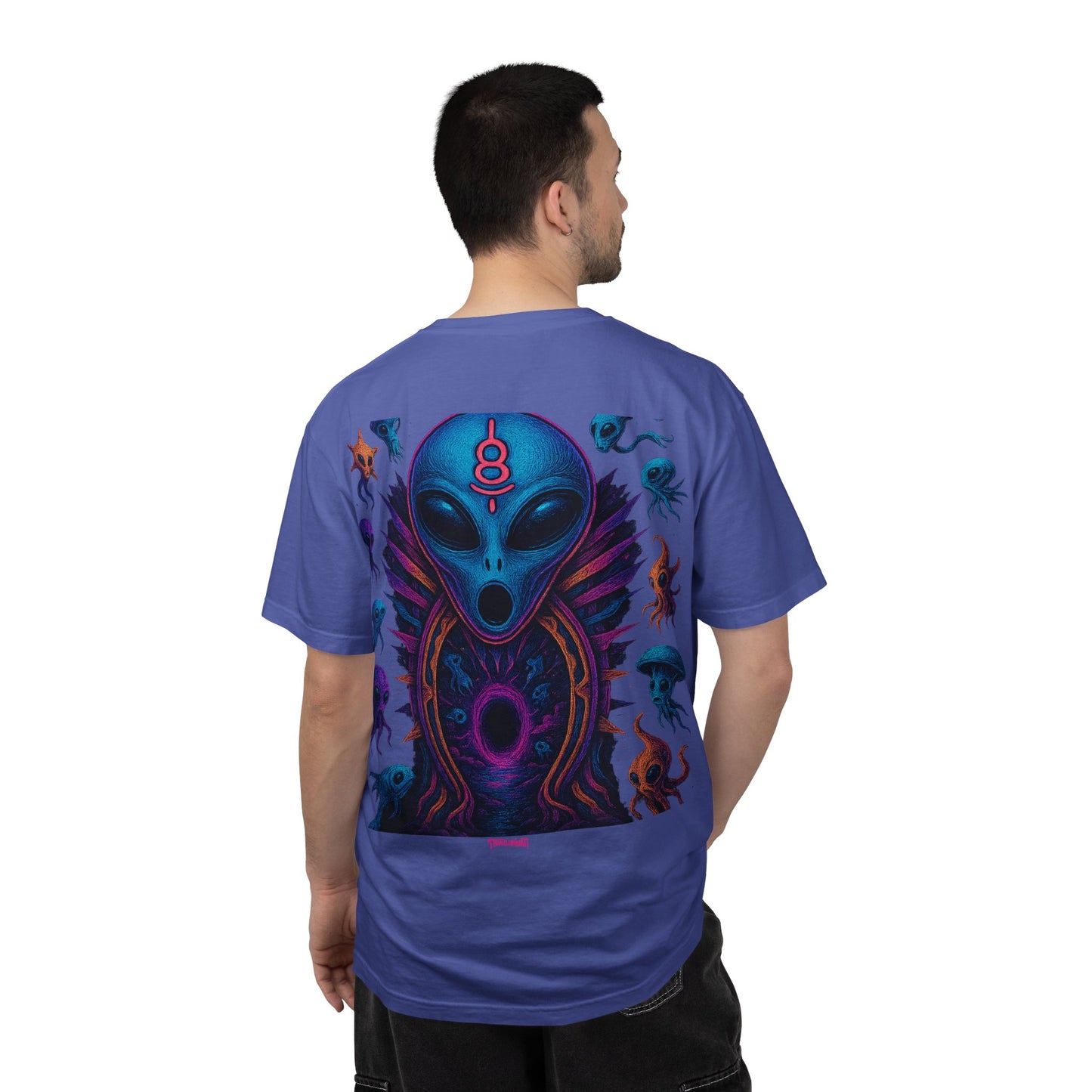 Deep Sea Portal By Trueiluminati T-shirt - Vibrant Unisex Tee for Sci-Fi Lovers, Casual Wear, Unique Gift for Birthdays, Festivals, or Everyday Style
