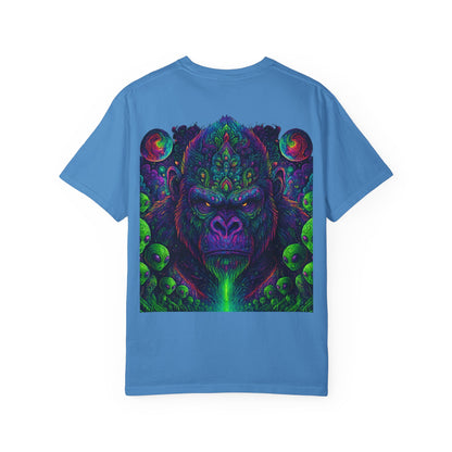 Psychedelic Gorilla Alpha Ape By Trueiluminati  Unisex T-Shirt | Unique Graphic Tee for Creative Souls | Gift for Art Lovers, Festival Wear, Nature Enthusiasts, [...]