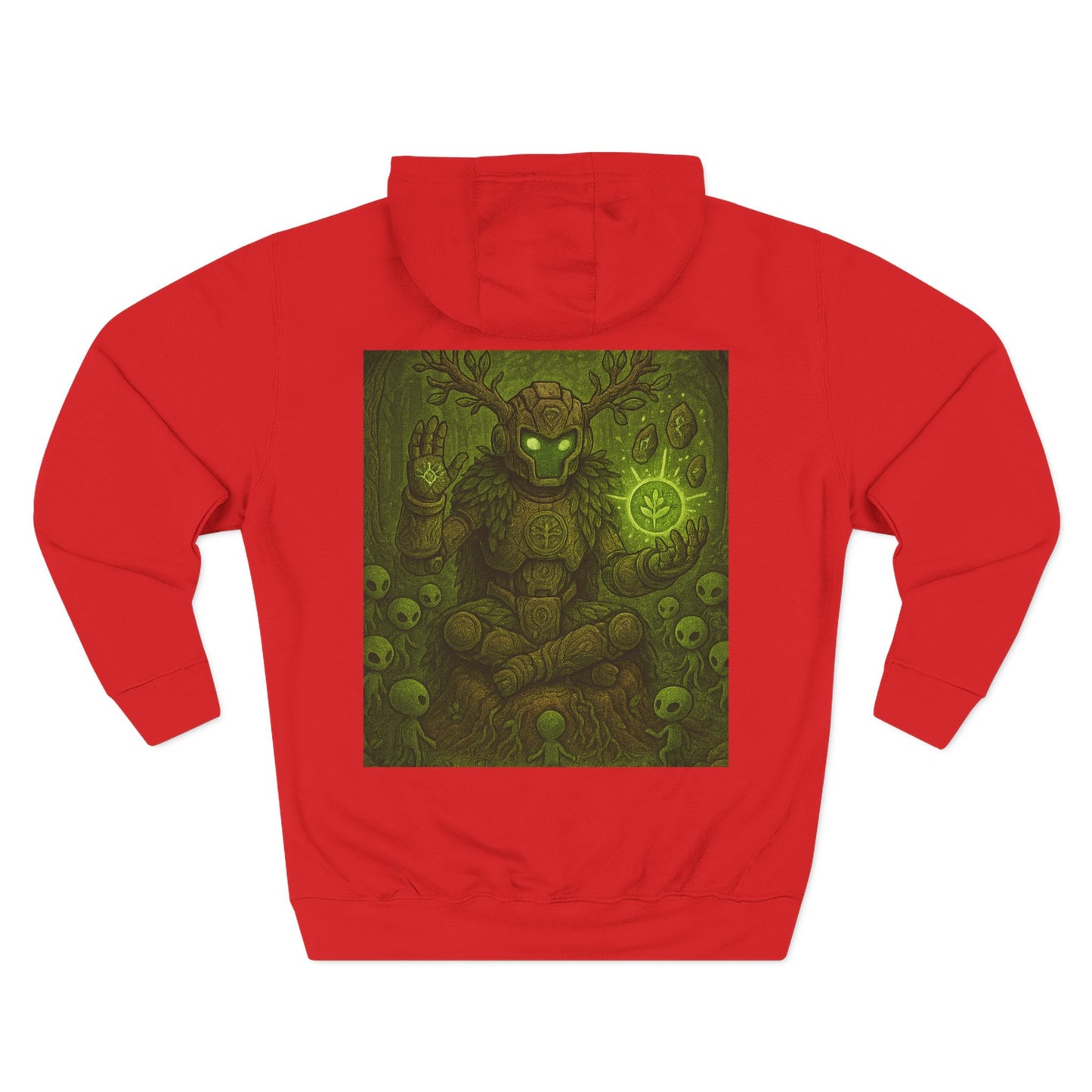 Earth Elemental Shaman Hoodie – By Trueiluminati Vision, Cosmic Streetwear, Unisex Style