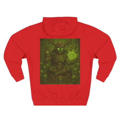 Earth Elemental Shaman Hoodie – By Trueiluminati Vision, Cosmic Streetwear, Unisex Style