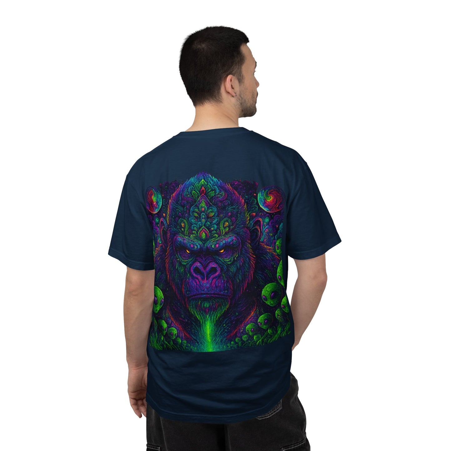 Psychedelic Gorilla Alpha Ape By Trueiluminati  Unisex T-Shirt | Unique Graphic Tee for Creative Souls | Gift for Art Lovers, Festival Wear, Nature Enthusiasts, [...]