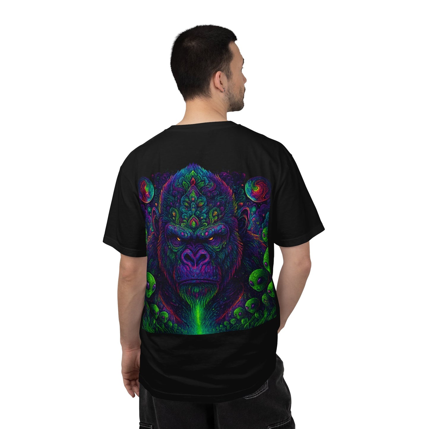 Psychedelic Gorilla Alpha Ape By Trueiluminati  Unisex T-Shirt | Unique Graphic Tee for Creative Souls | Gift for Art Lovers, Festival Wear, Nature Enthusiasts, [...]