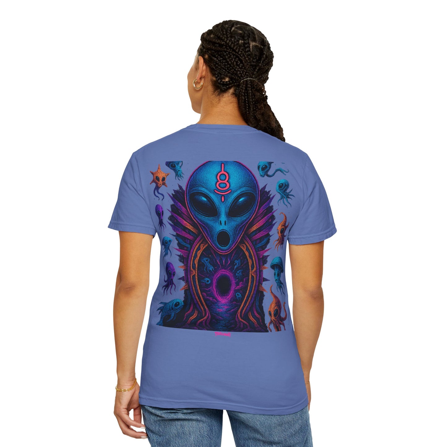 Deep Sea Portal By Trueiluminati T-shirt - Vibrant Unisex Tee for Sci-Fi Lovers, Casual Wear, Unique Gift for Birthdays, Festivals, or Everyday Style