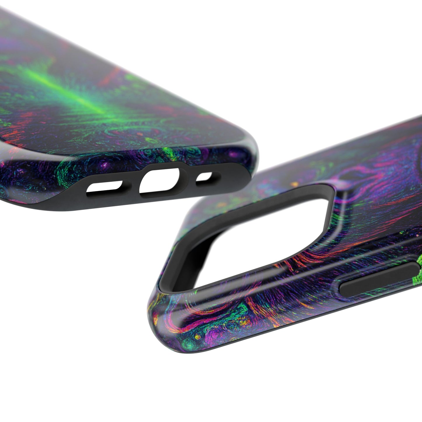 Alpha Apee By Trueiluminati Vibrant Gorilla Phone Case - Magnetic Impact-Resistant, Carry the Vibe Unique Gift for Animal Lovers, Psychedelic Design, Phone Protector, Eco-Friendly